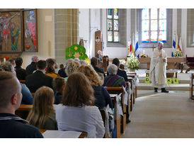 Dankgottesdienst der Kommunionkinder (Foto: Karl-Franz Thiede)